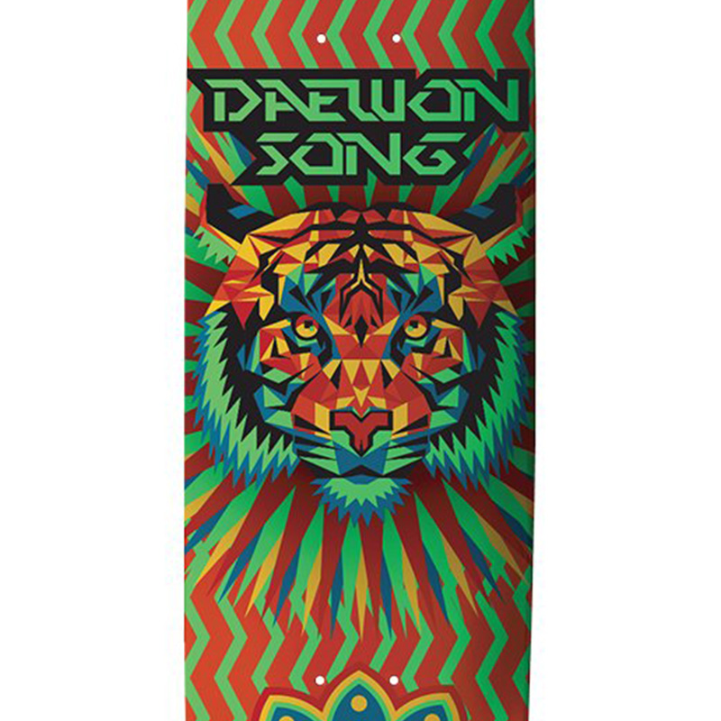 Thank You Daewon Song Geo Tiger Skateboard Deck Multi 7.75 Thank You Daewon Song Geo Tiger Skateboard Deck Multi 7.75