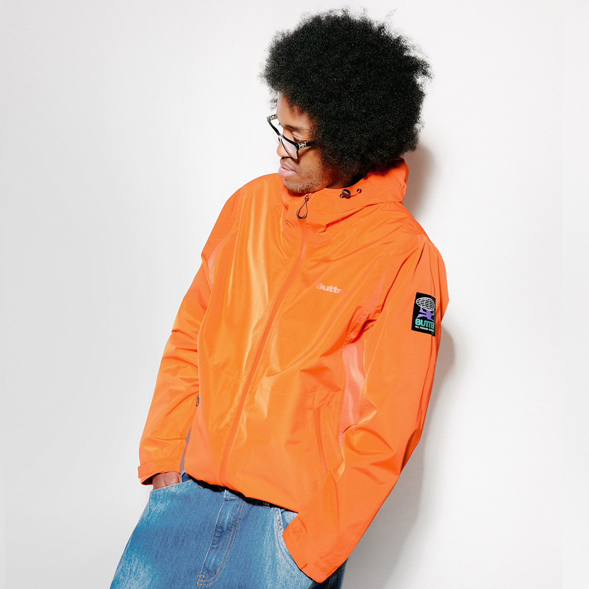 Butter Goods T-Rain Jacket Orange Butter Goods T-Rain Jacket Orange