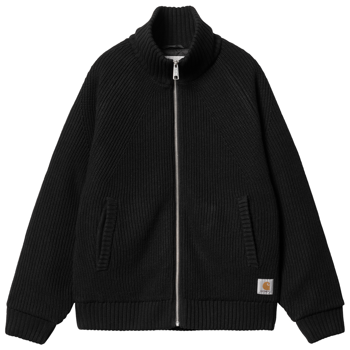 Carhartt WIP Banley Sweater Jacket Black Carhartt WIP Banley Sweater Jacket Black