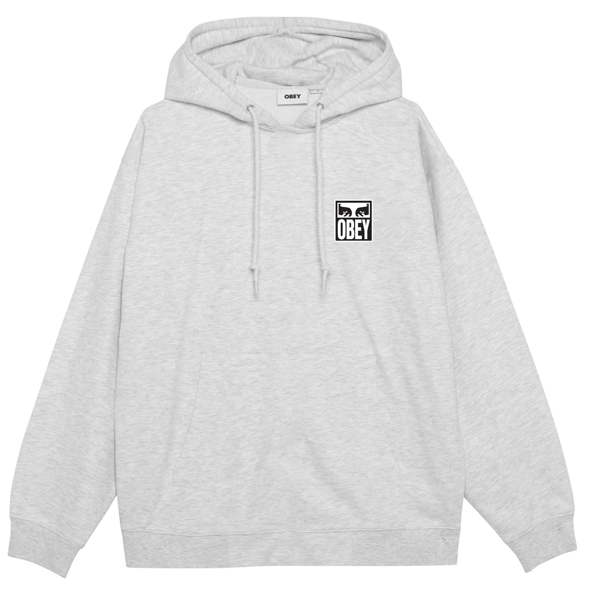 Obey Eyes Icon Hooded Sweater Heather Grey