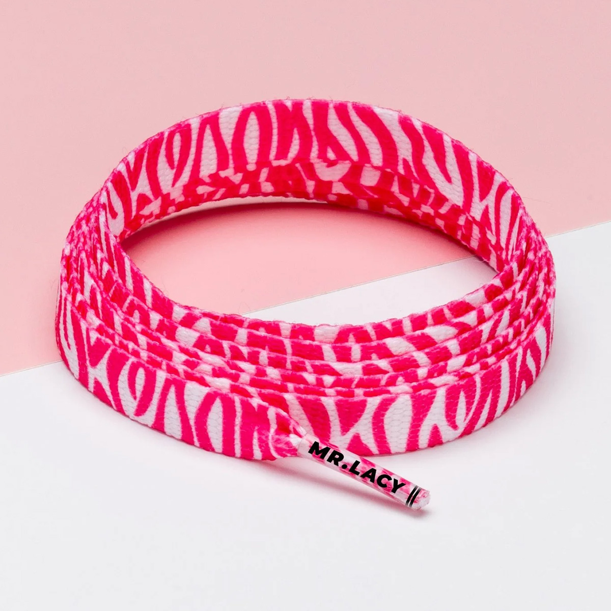 Mr.Lacy Printies Hot Pink/White Zebra Mr.Lacy Printies Hot Pink/White Zebra