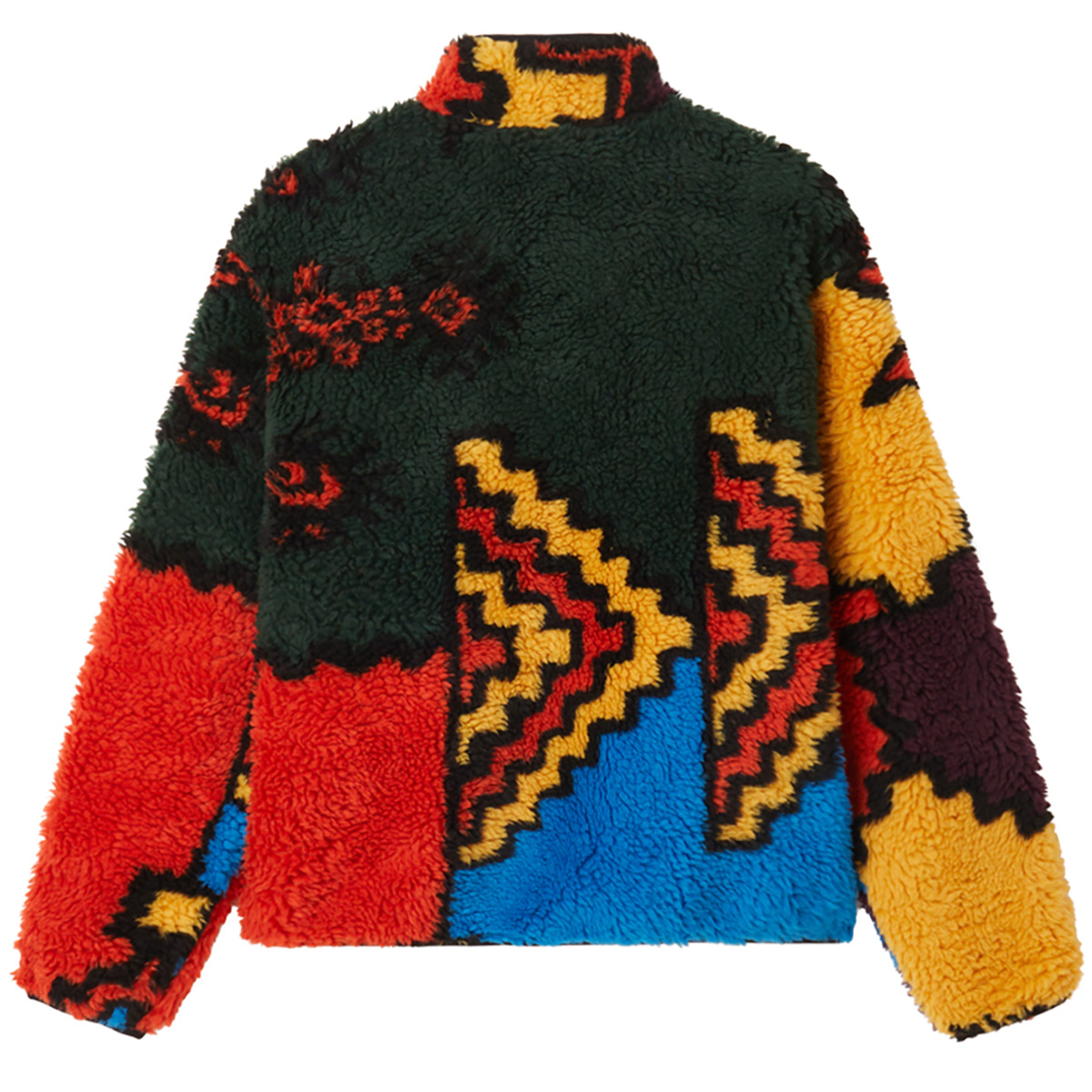 Obey Moroccan Rug Sherpa Jacket Bright Obey Moroccan Rug Sherpa Jacket Bright
