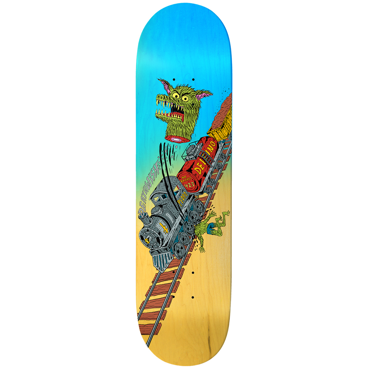Deathwish Pedro Delfino Full Heat Skateboard Deck 8.38