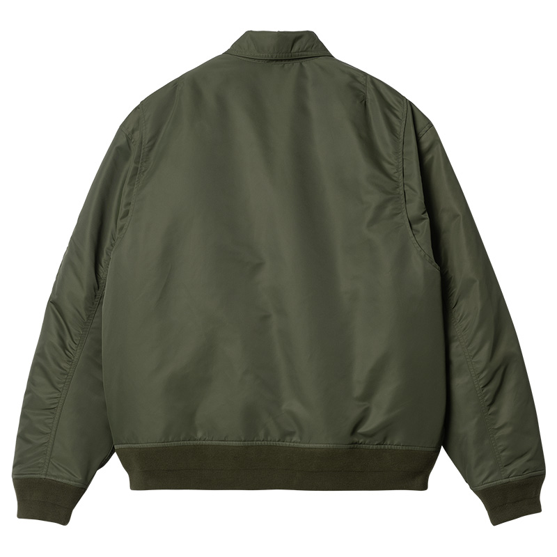 Carhartt WIP Olten Bomber Jacket Plant/Smoke Green | Skatestore