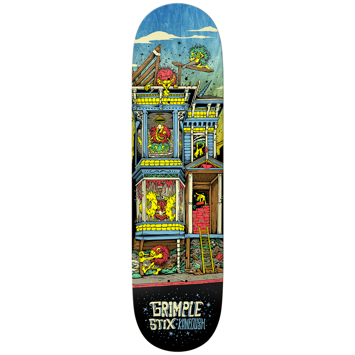 Anti Hero Kanfoush Grimple Stix Victorians Skateboard Deck 8.75