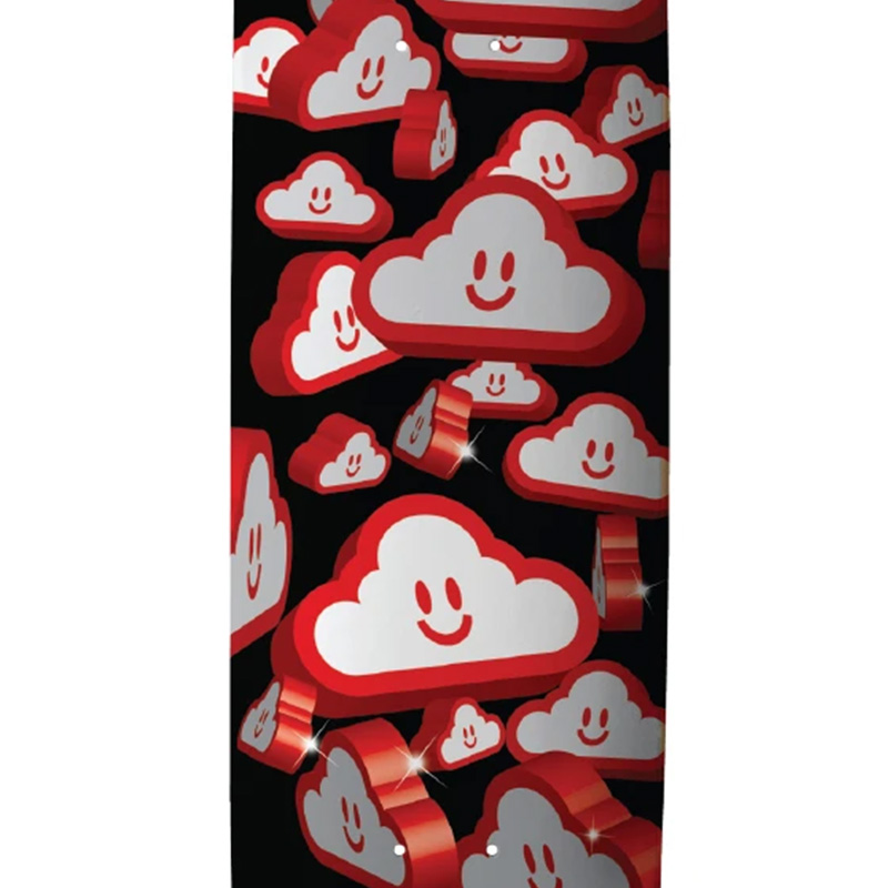 Thank You Candy Cloud Skateboard Deck Black 7.75 Thank You Candy Cloud Skateboard Deck Black 7.75