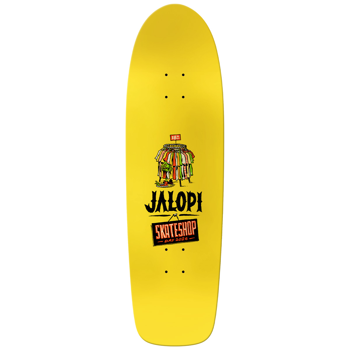 Anti Hero SSD '26 Jalopi Shop Lurker Skateboard Deck 9.18