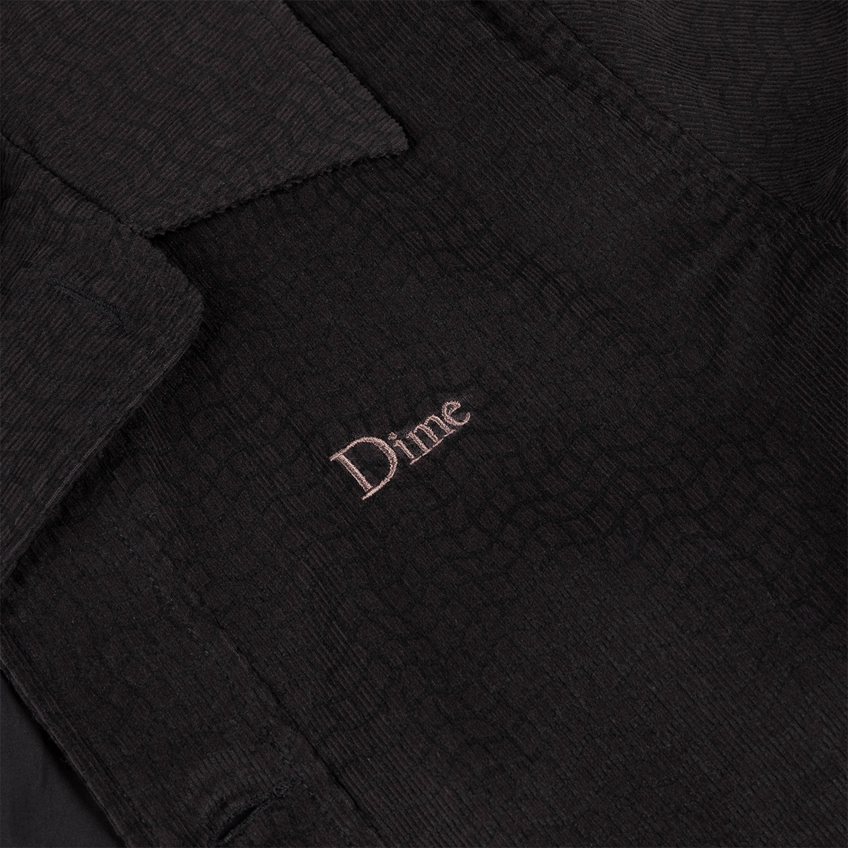 Dime Printed Cord Jacket Black Dime Printed Cord Jacket Black