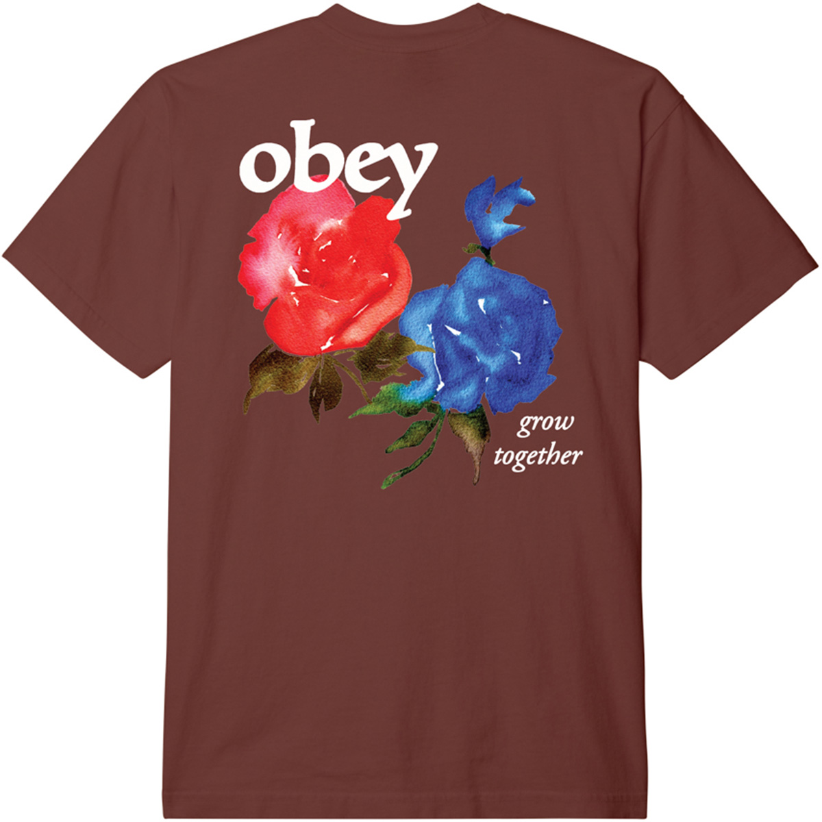 Obey Grow Together T-Shirt Sepia