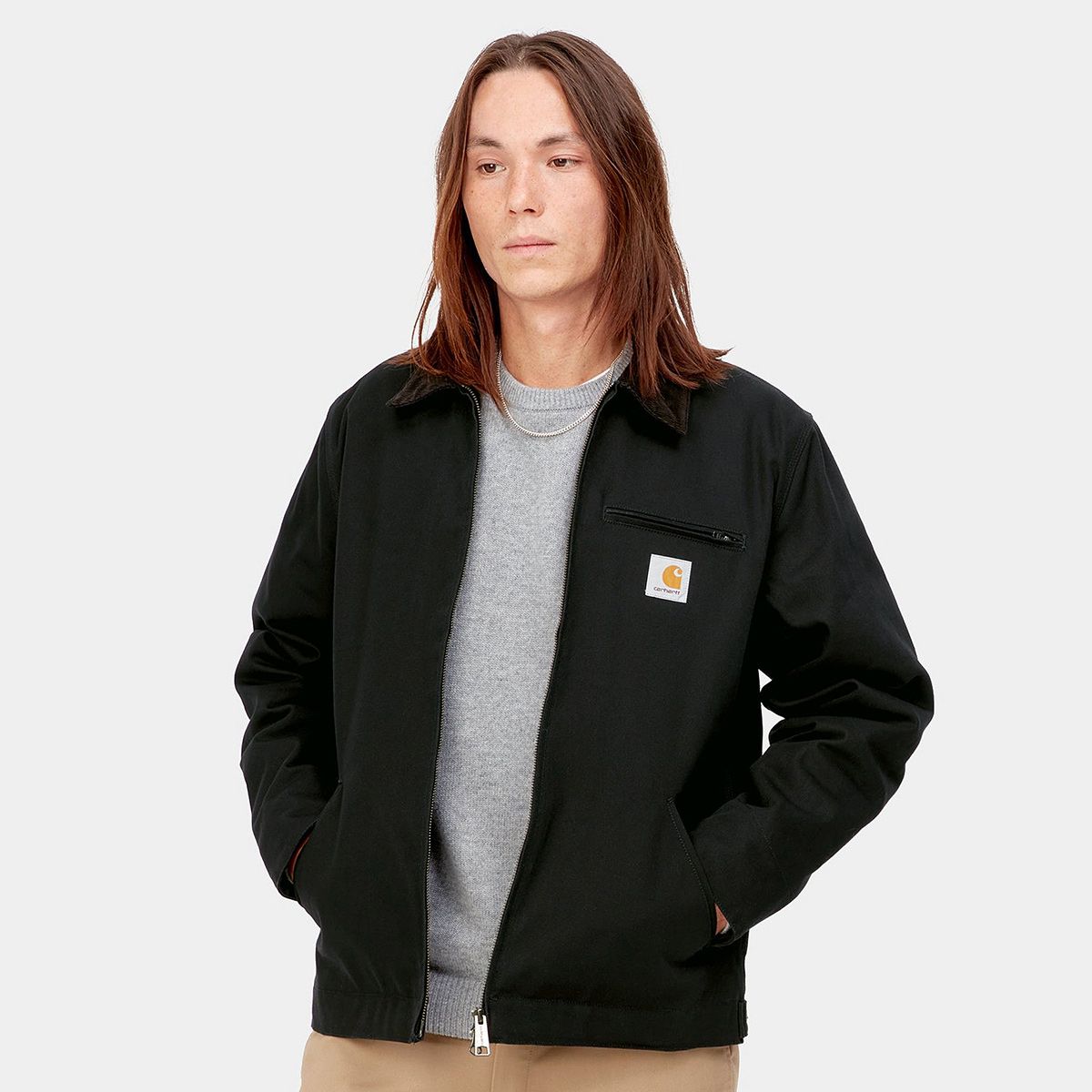 Carhartt WIP Detroit Jacket Black/Black Rigid Carhartt WIP Detroit Jacket Black/Black Rigid
