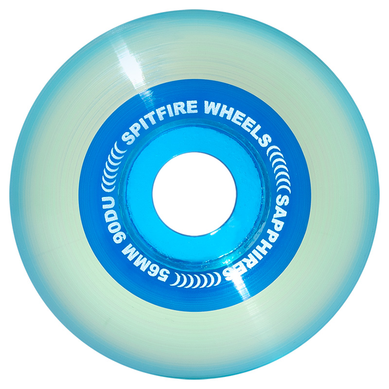 Spitfire Sapphire Wheels Clear Blue 90D 56mm Spitfire Sapphire Wheels Clear Blue 90D 56mm