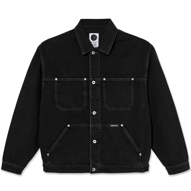 Polar Patrik Denim Jacket Silver Black