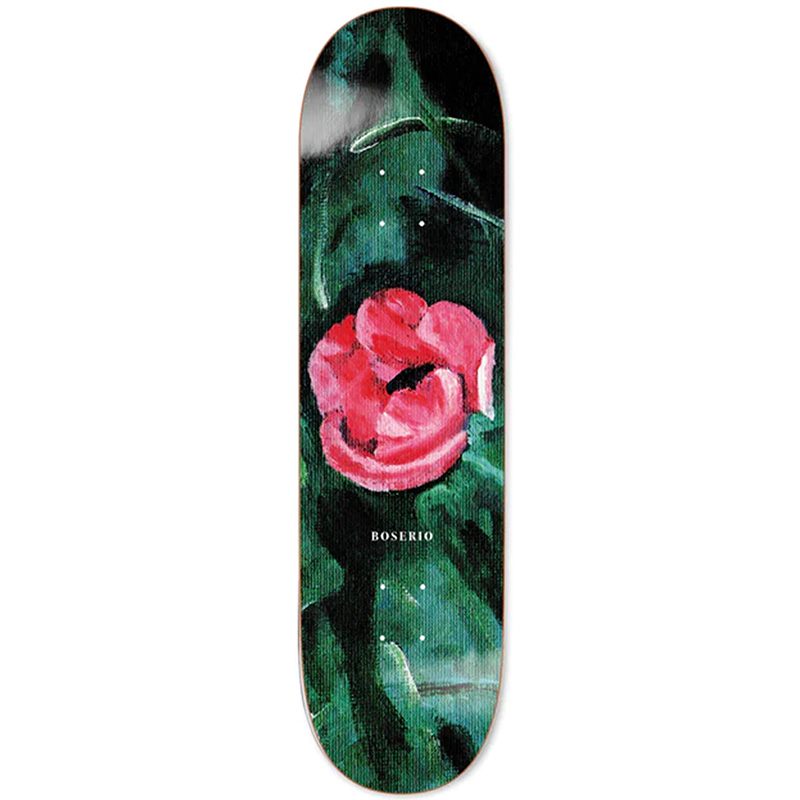 Polar Nick Boserio Amaryllis Skateboard Deck Green 8.375