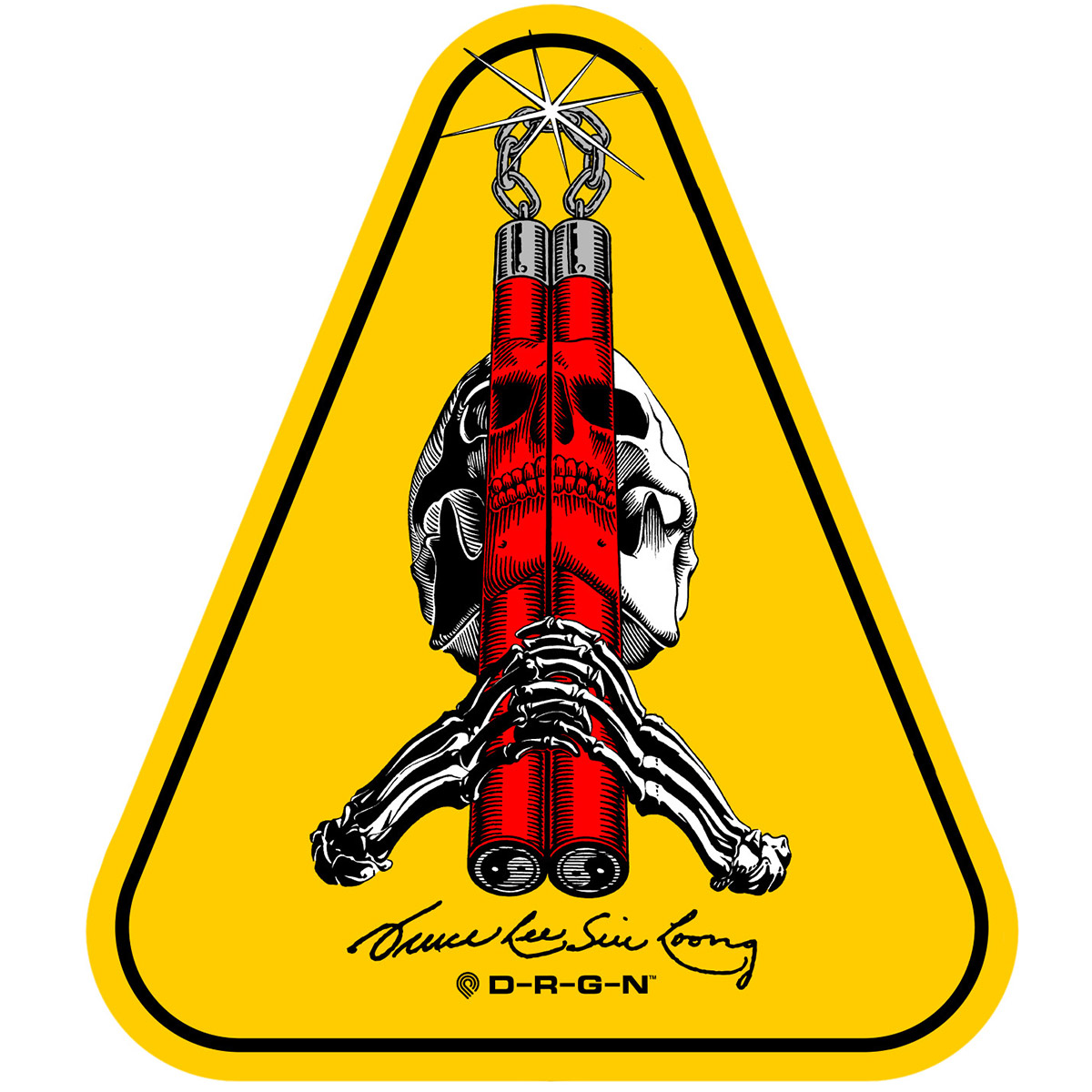 Powell Peralta Bruce Lee Collab Sticker Powell Peralta Bruce Lee Collab Sticker