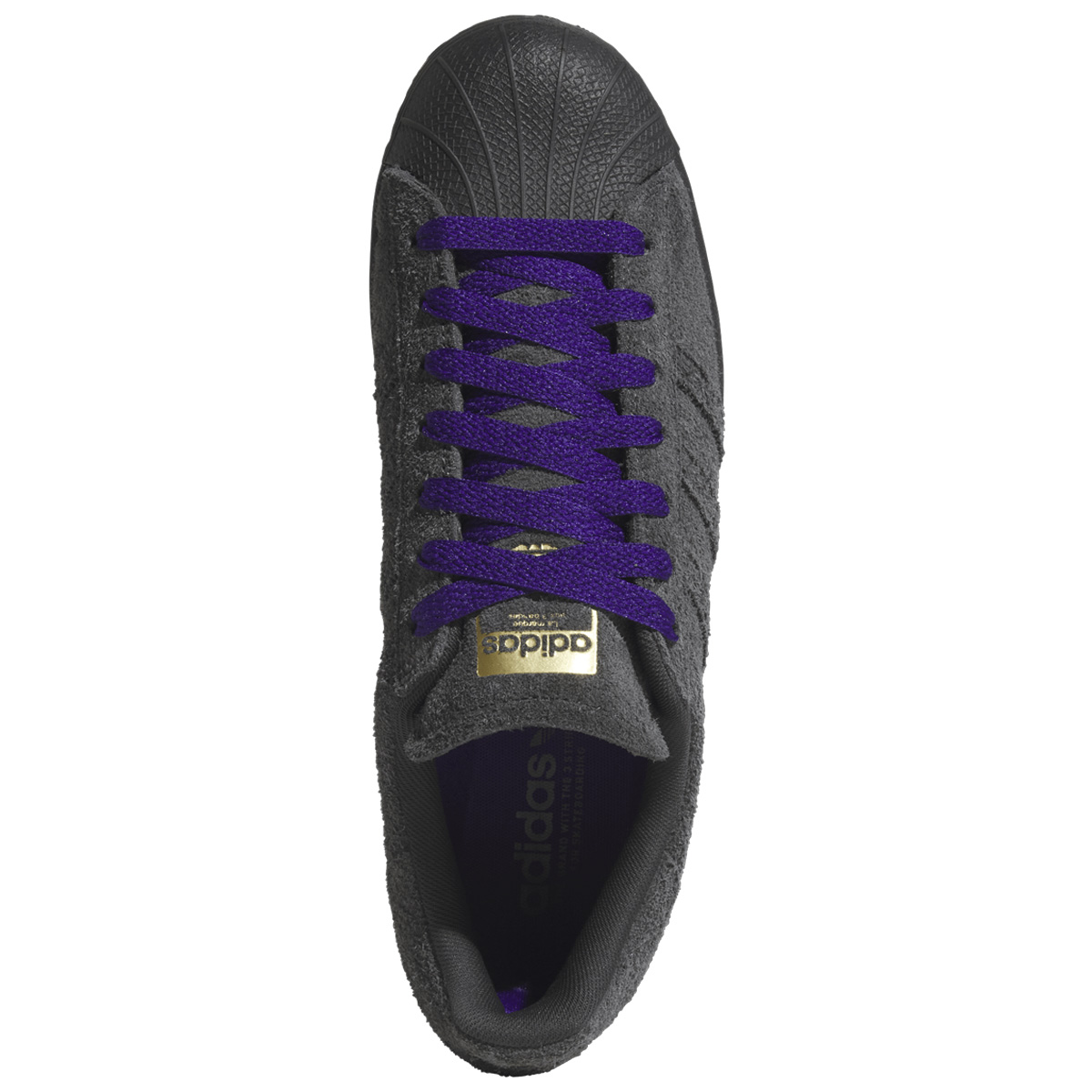 Adidas Superstar Adv Carbon/Carbon/Cpurpl Adidas Superstar Adv Carbon/Carbon/Cpurpl