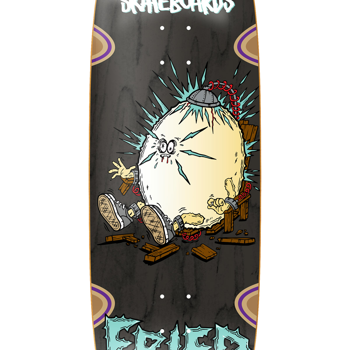 Heroin Fried Boy Skateboard Deck 10.4