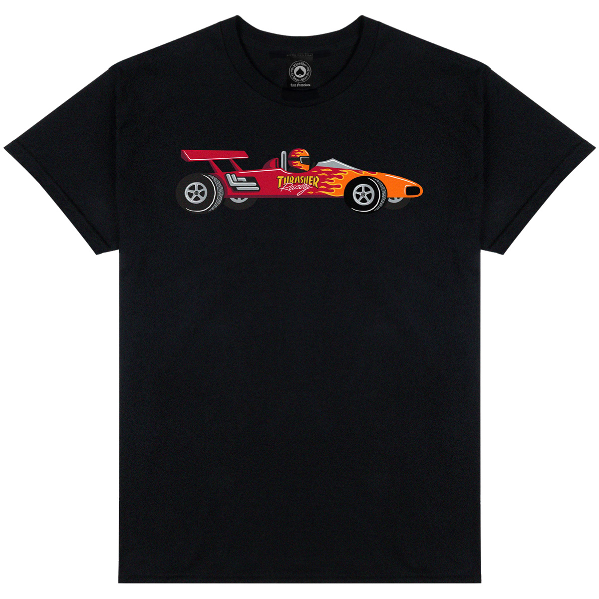 Thrasher Racecar T-Shirt Black