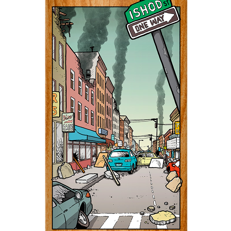 Real Ishod Nice Neighborhood Skateboard Deck 8.06 Real Ishod Nice Neighborhood Skateboard Deck 8.06