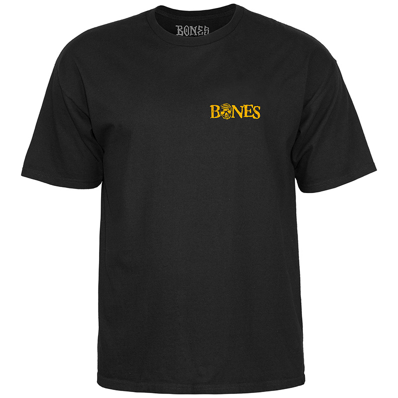 Bones Black & Gold T-shirt Black Bones Black & Gold T-shirt Black