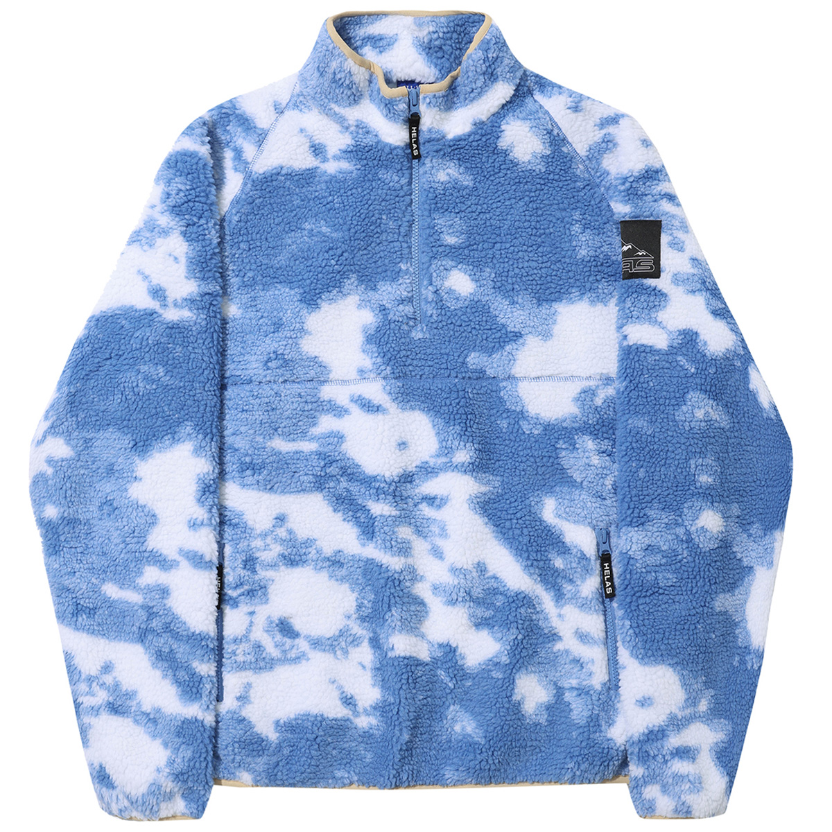 Helas Mundy Fleece Quarter Zip Jacket Blue Cloud