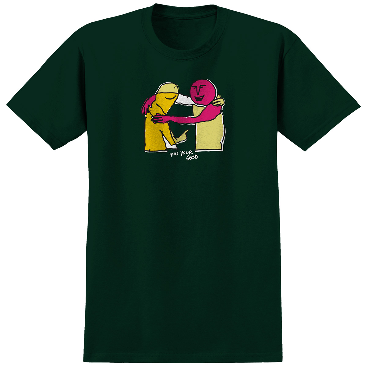 Krooked Your Good T-Shirt Forest Green Krooked Your Good T-Shirt Forest Green