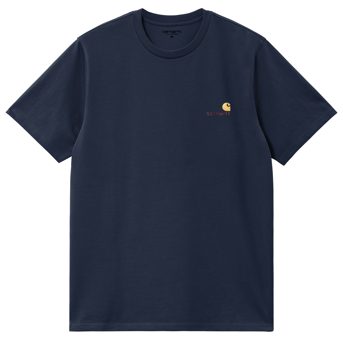 Carhartt WIP American Script T-Shirt Air Force Blue Carhartt WIP American Script T-Shirt Air Force Blue