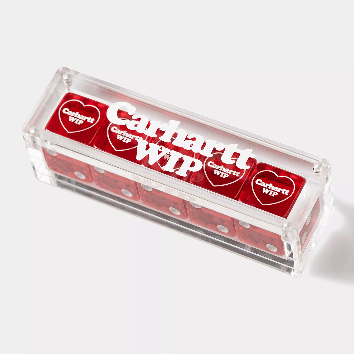 Carhartt WIP Heart Dice Set Scarlet Carhartt WIP Heart Dice Set Scarlet