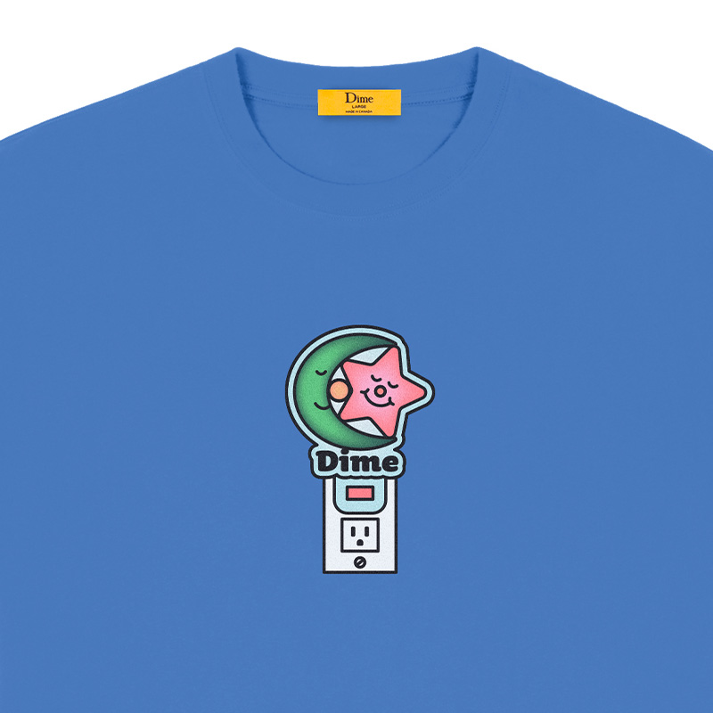 関税送料込み【DIME】Nightlight T-Shirt (Sonic Blue) Dime Nightlight T-Shirt Sonic Blue | S | 1123612_S