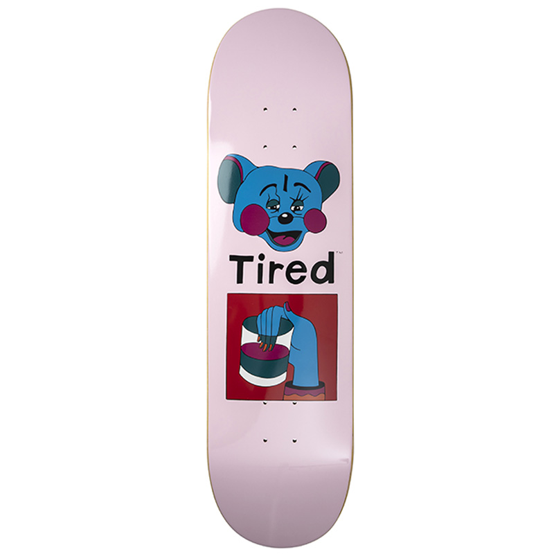Tired Tipsy Mouse Skateboard Deck 8.25 Tired Tipsy Mouse Skateboard Deck 8.25