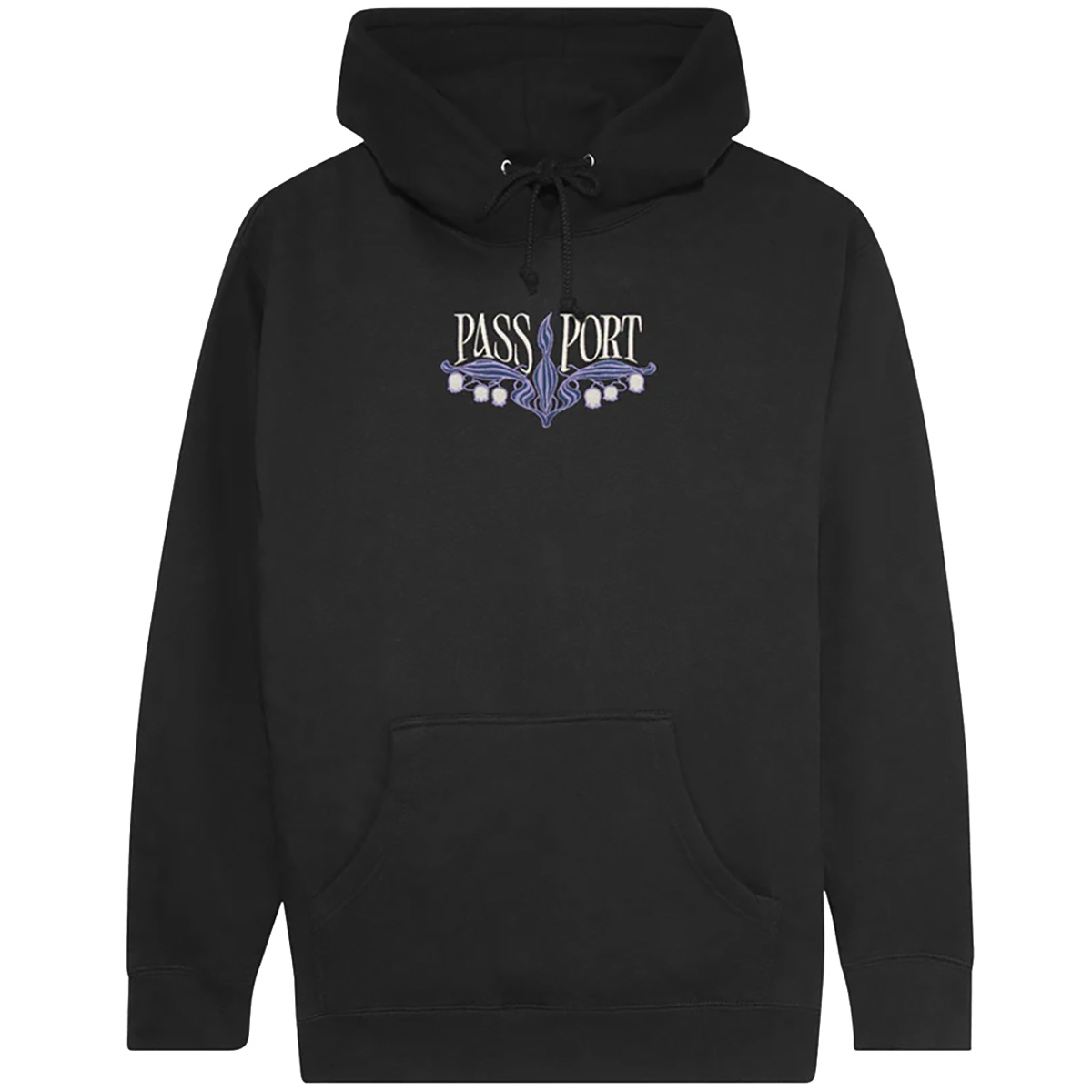 Pass-Port Lily of The Valley Hoodie Black Pass-Port Lily of The Valley Hoodie Black