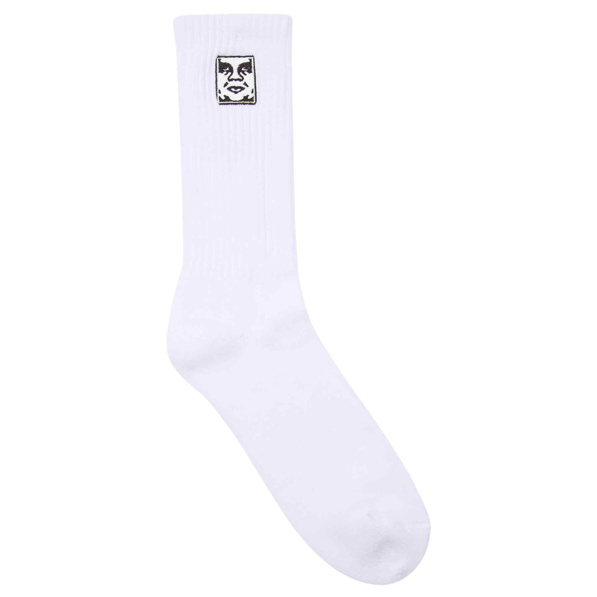 Obey Icon Face Socks White