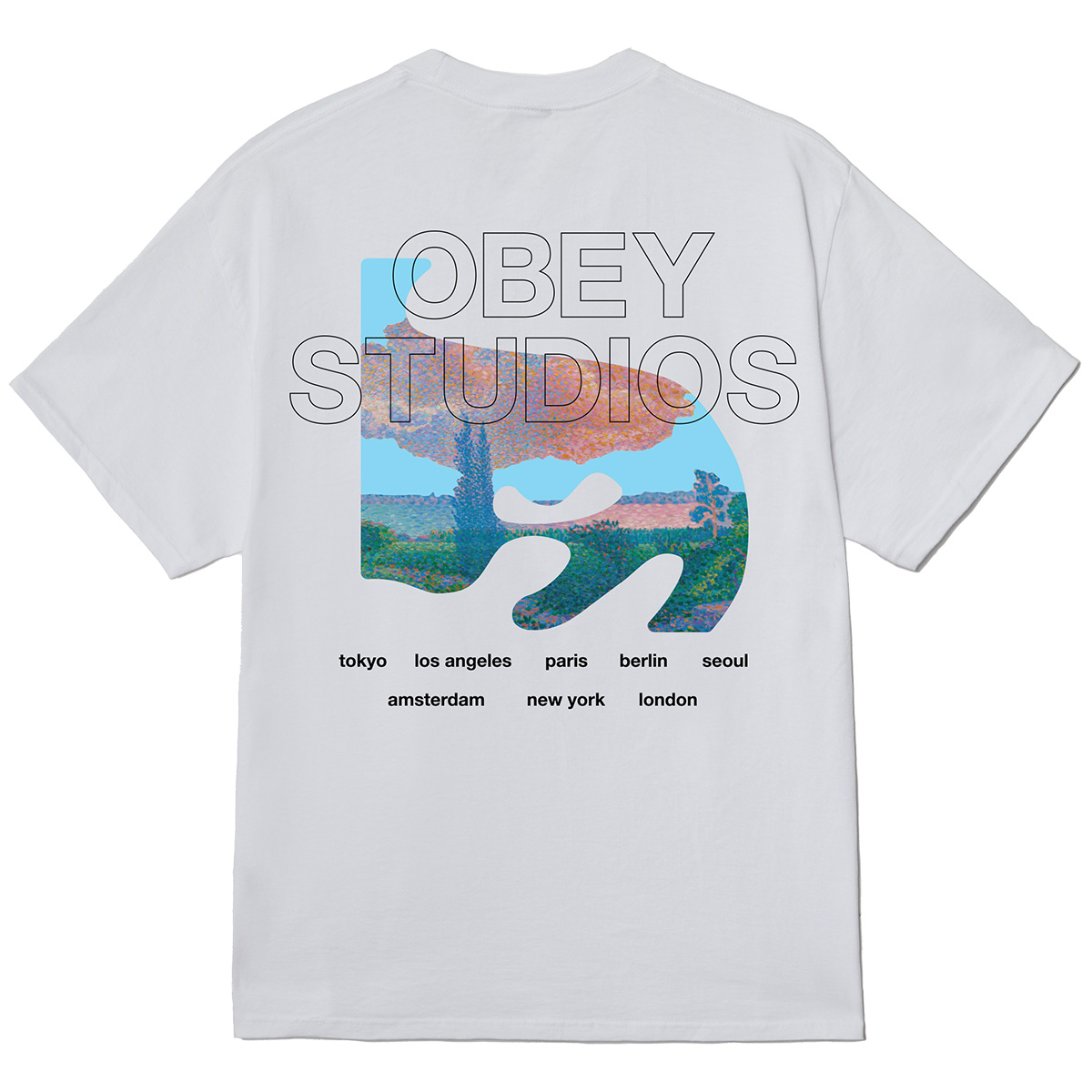 Obey Pastures T-Shirt White