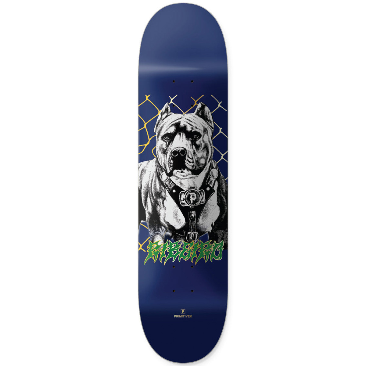 Primitive Carlos Ribeiro Vic Skateboard Deck Navy 8.38