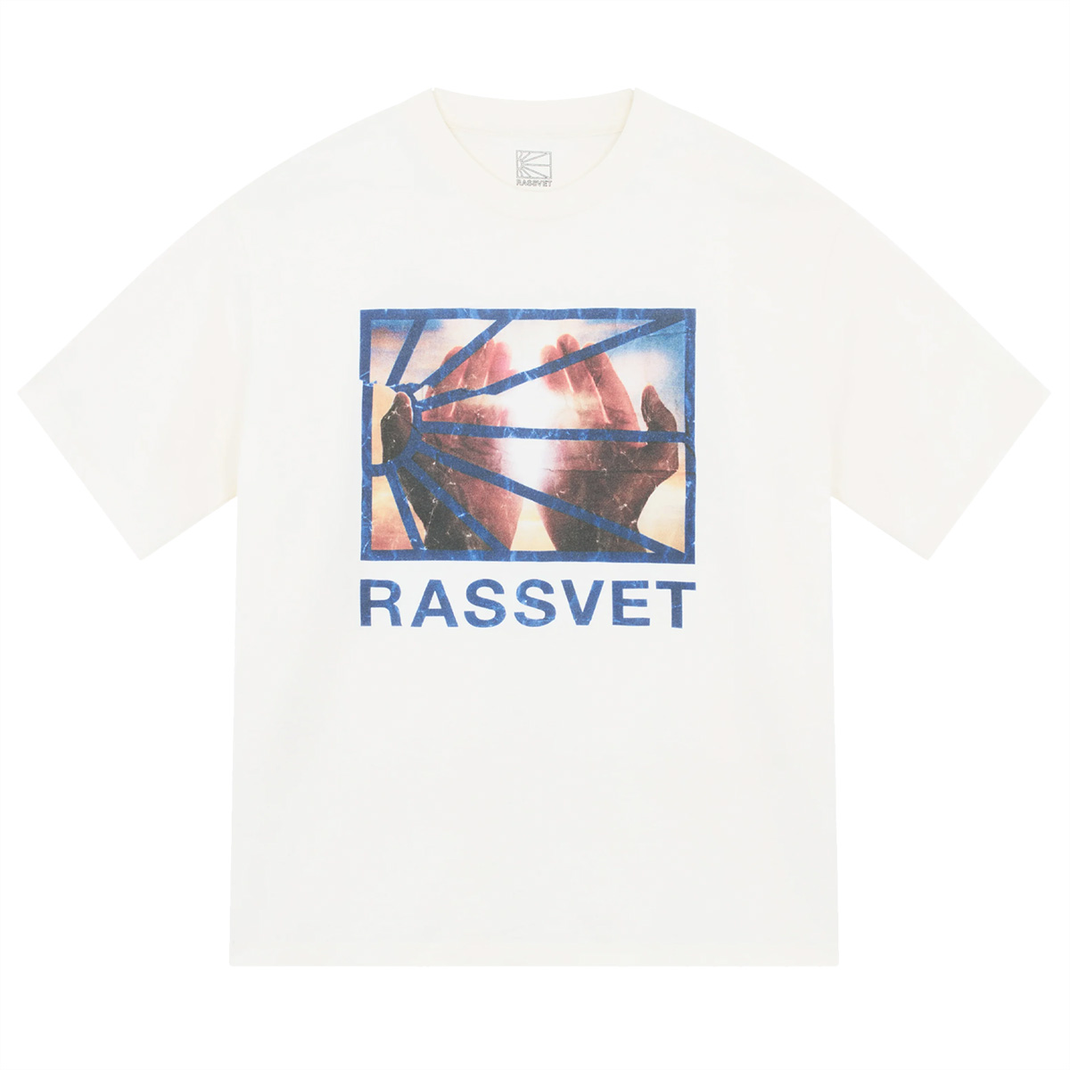 Rassvet Hands Logo T-Shirt Off White