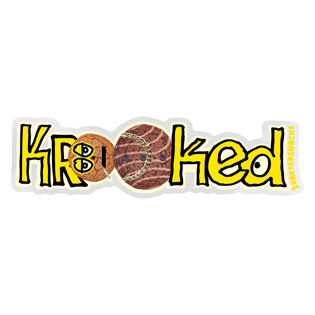 Krooked x Quarter Snacks Sticker