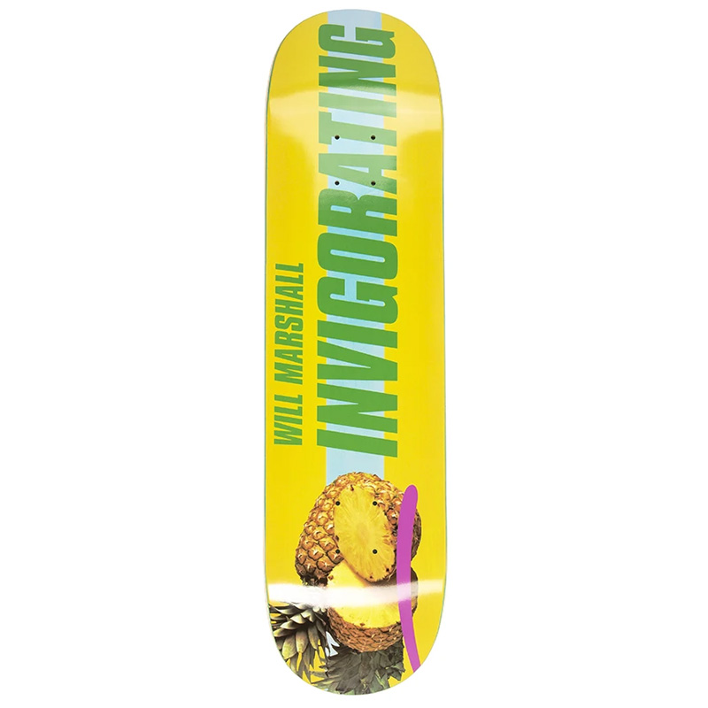 Alltimers Invigorating Will Skateboard Deck Pineapple 8.1