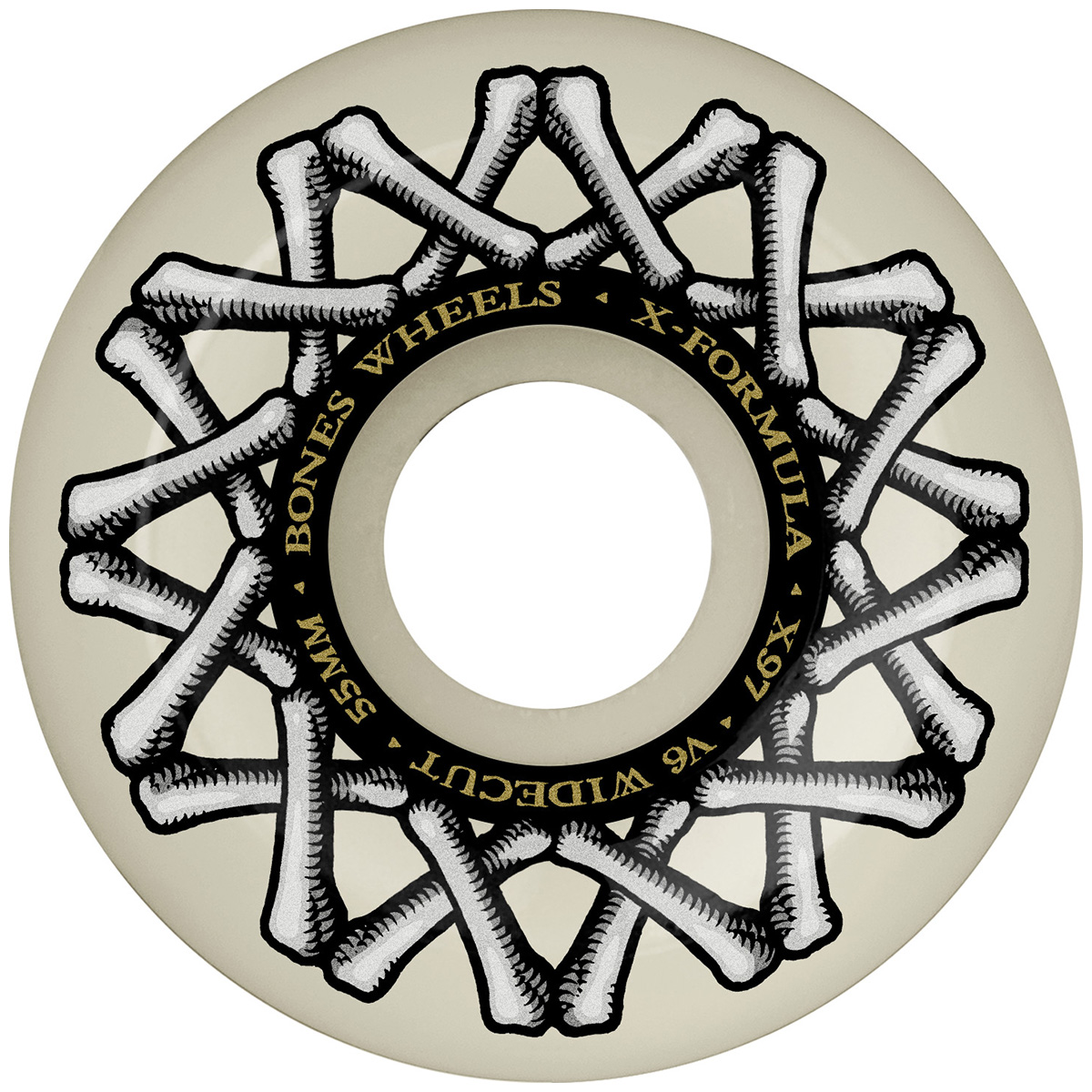 Bones X Formula V6 Widecut Wheels 97A 55mm Bones X Formula V6 Widecut Wheels 97A 55mm