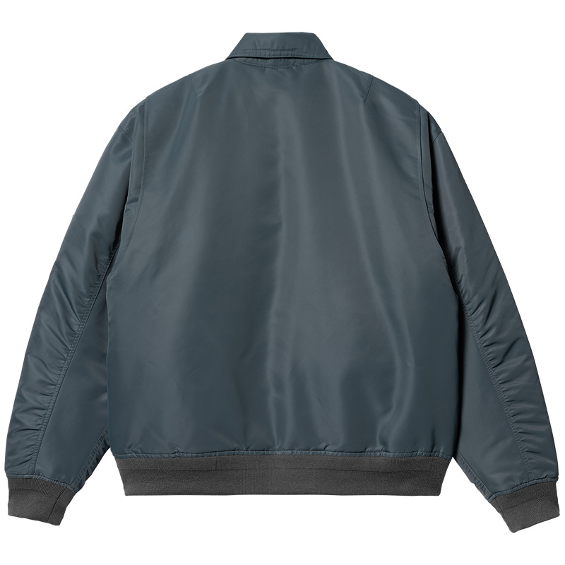 Carhartt WIP Olten Bomber Jacket Ore/Smoke Green Carhartt WIP Olten Bomber Jacket Ore/Smoke Green