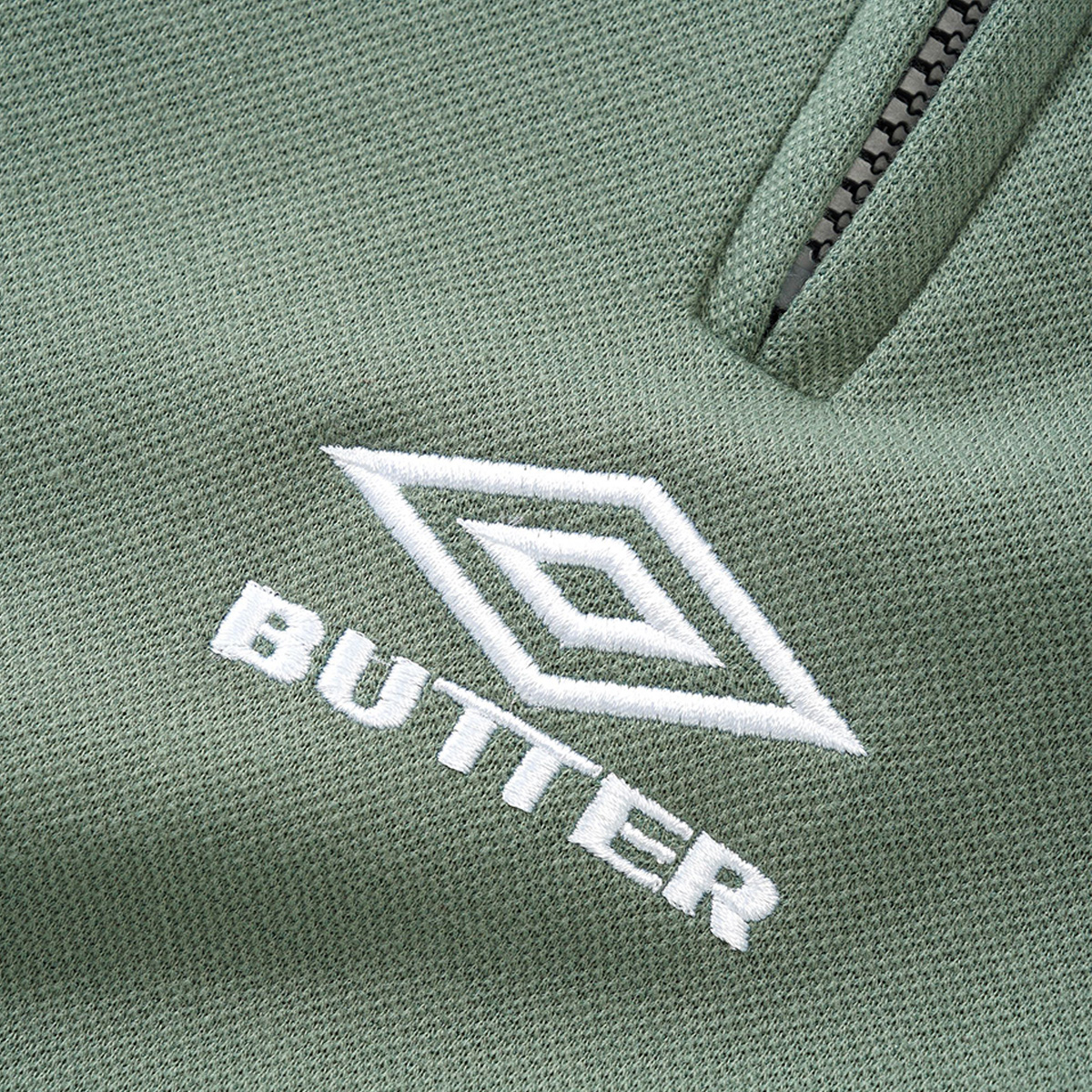 Butter Goods x Umbro Athletica Polo Shirt Sage