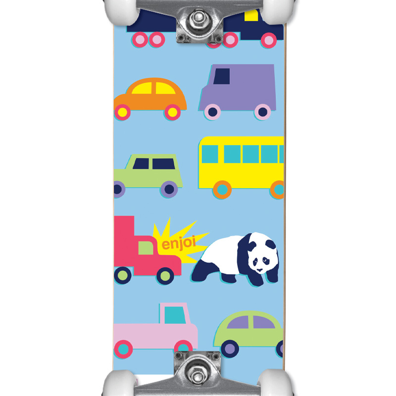 Enjoi Road Rage FP Complete Skateboard Blue 7.625 Enjoi Road Rage FP Complete Skateboard Blue 7.625