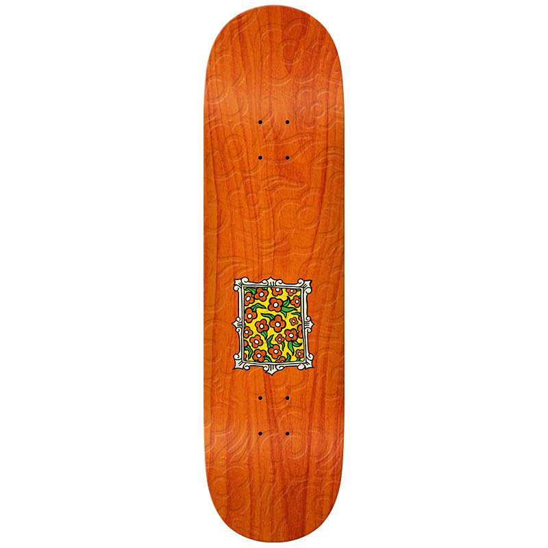 Krooked Flowers Emboss Skateboard Deck 8.25