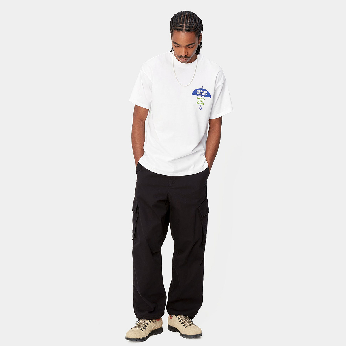 Carhartt WIP Covers T-Shirt White Carhartt WIP Covers T-Shirt White