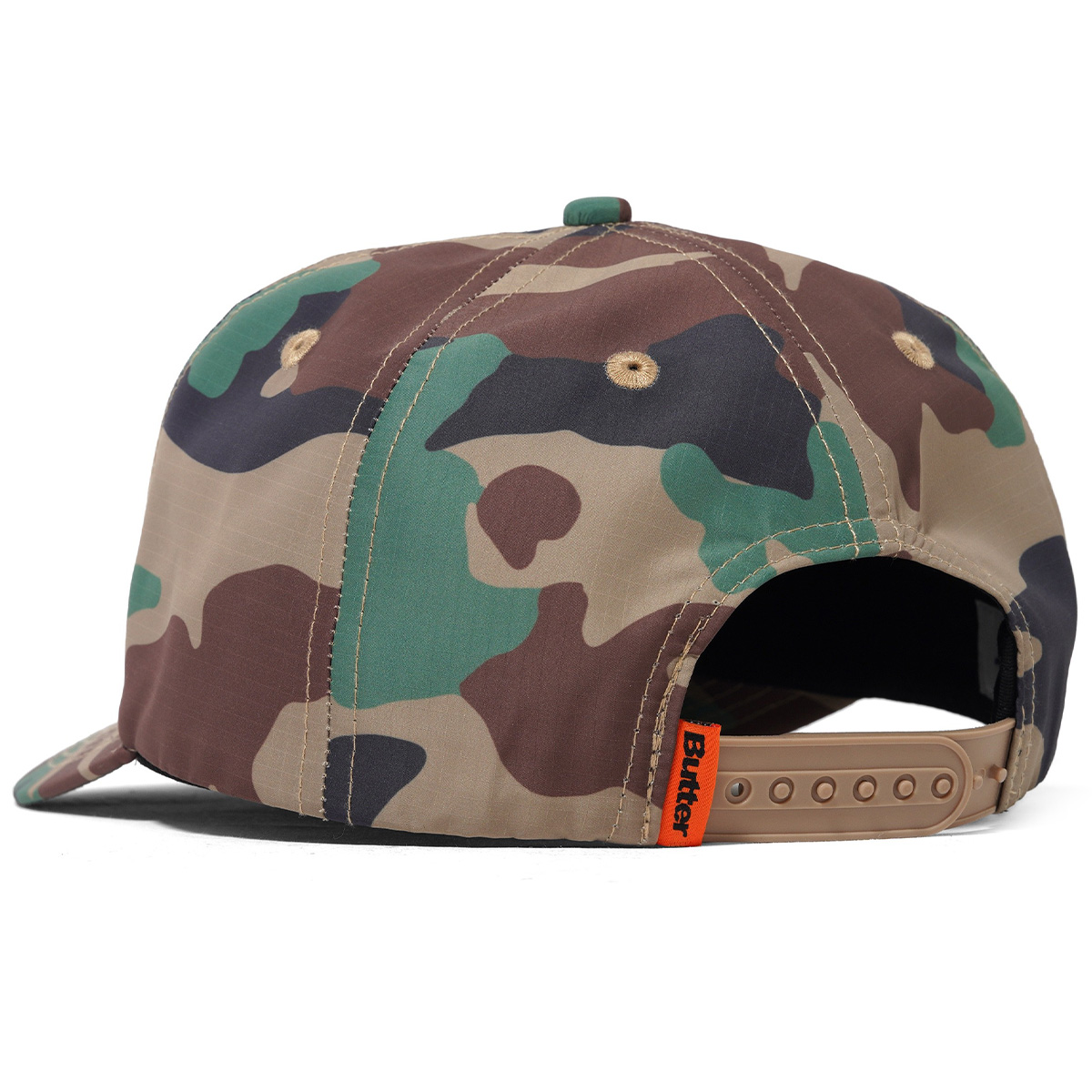 Butter Goods Glint Snapback Cap Woodland Camo