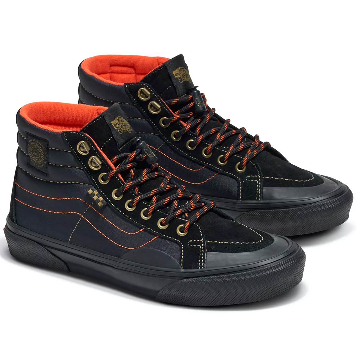 Vans Sk8-Hi Reissue Spitfire Black/Flame Vans Sk8-Hi Reissue Spitfire Black/Flame