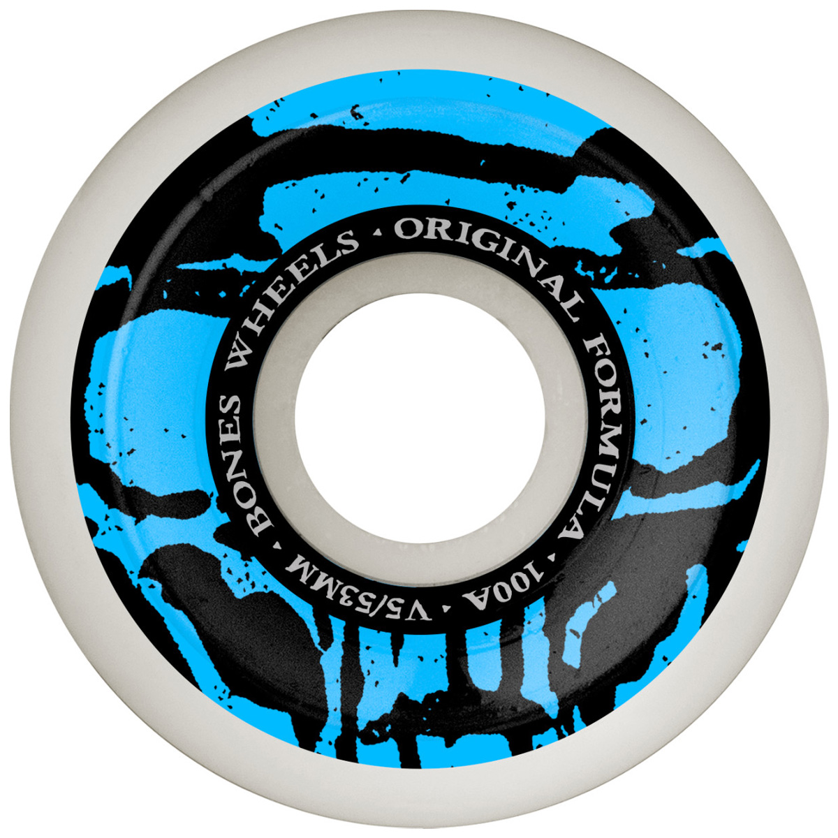Bones Mummy Skulls O.G. Frmla V5 Sidecut Wheels 100A White 53mm
