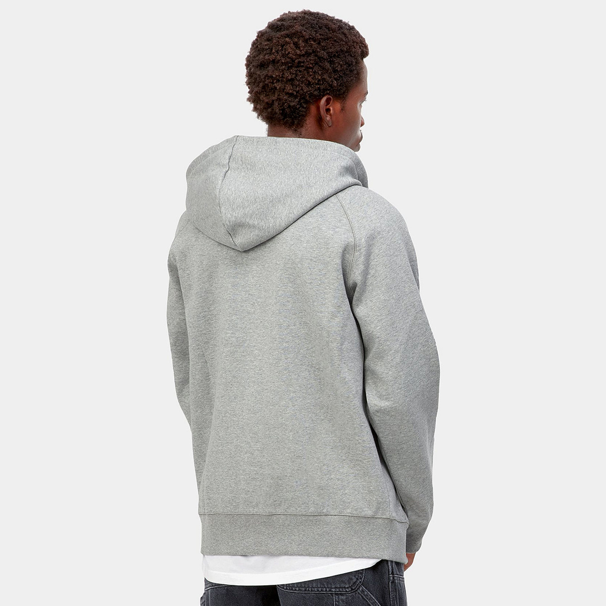 Carhartt WIP Hooded Chase Jacket Grey Heather/Gold Carhartt WIP Hooded Chase Jacket Grey Heather/Gold