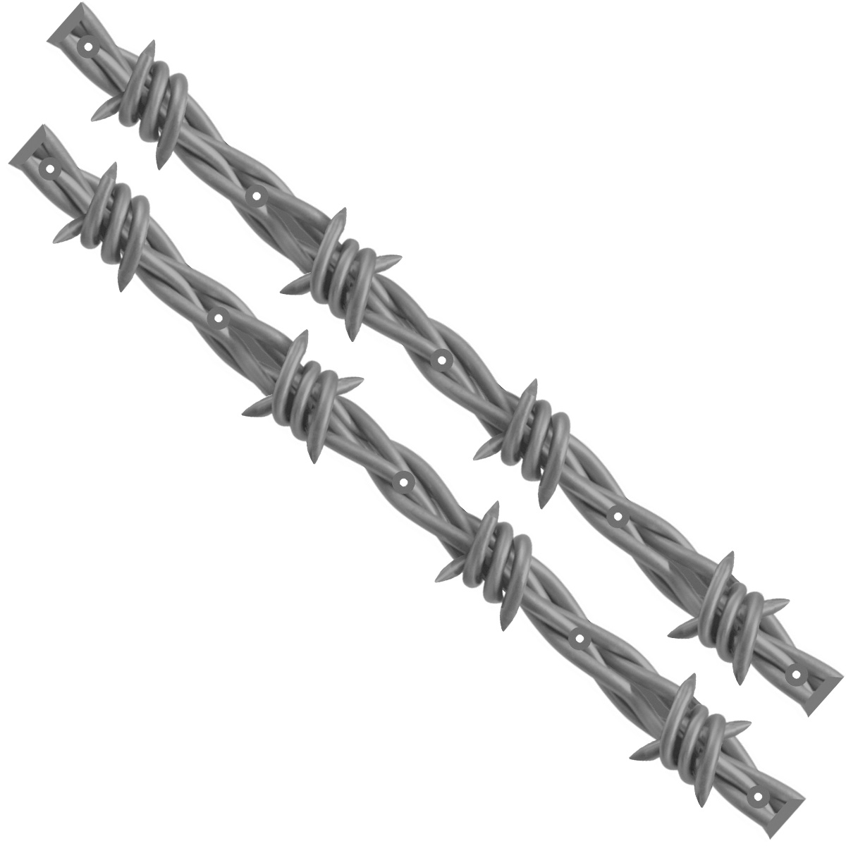 Opera Barbwire Rails -set of 2-