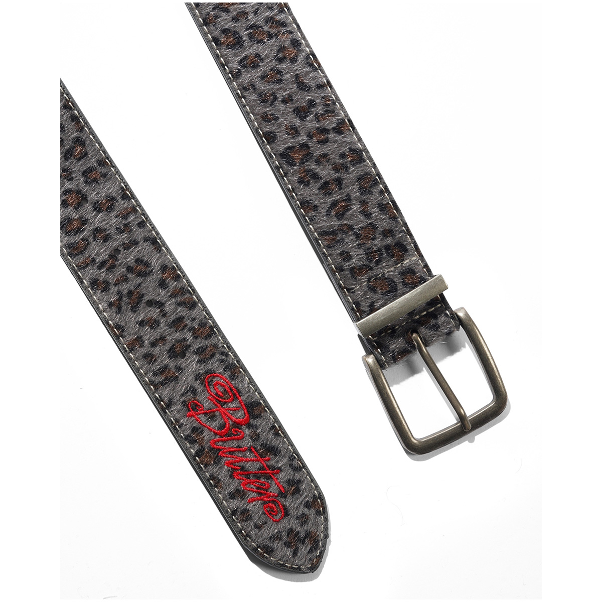Butter Goods Animal Hide Belt Grey Leopard