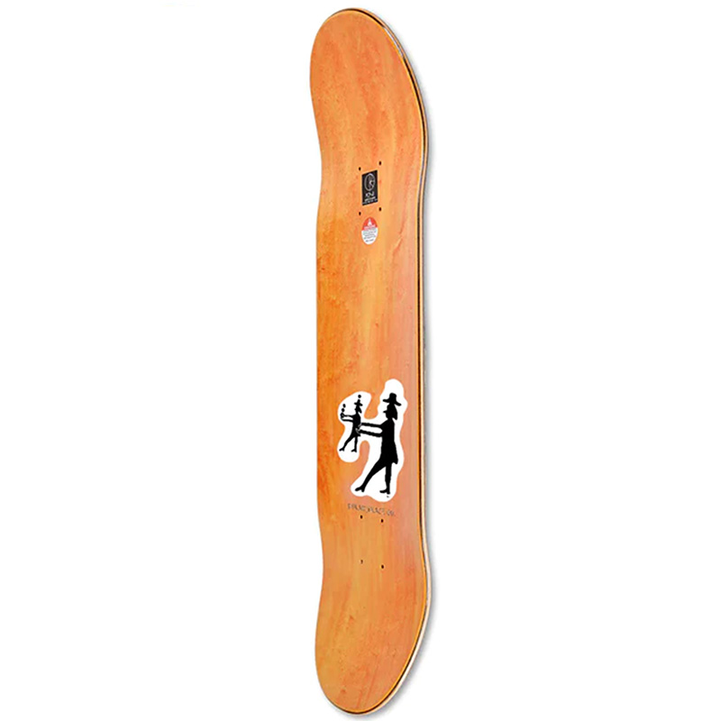 Polar Shin Sanbongi Contact Skateboard Deck White 8.5