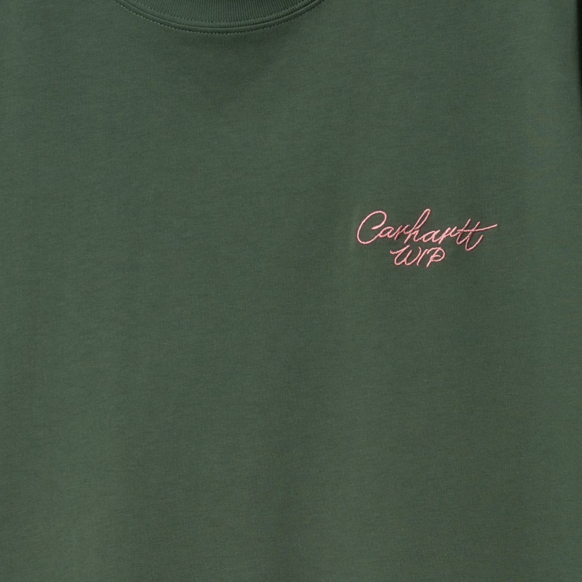 Carhartt WIP Signature Script T-Shirt Sycamore Tree/Dusty Rose Carhartt WIP Signature Script T-Shirt Sycamore Tree/Dusty Rose